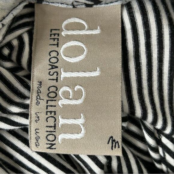 Dolan Anthropologie Knit Sleeveless Cowl Neck Striped Dress SZ M - Picture 5 of 10